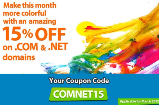 bigrock_domain_offer Book .COM and .NET Domain name for 15% Discount